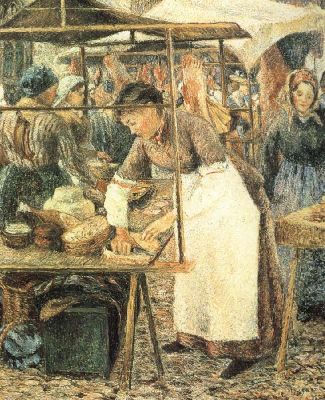 Camille Pissarro Butcher china oil painting image